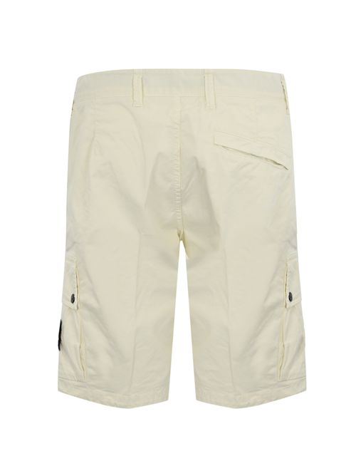 Bermuda L100011 cotton twill stretch Avorio STONE ISLAND | L100011S0010V0093